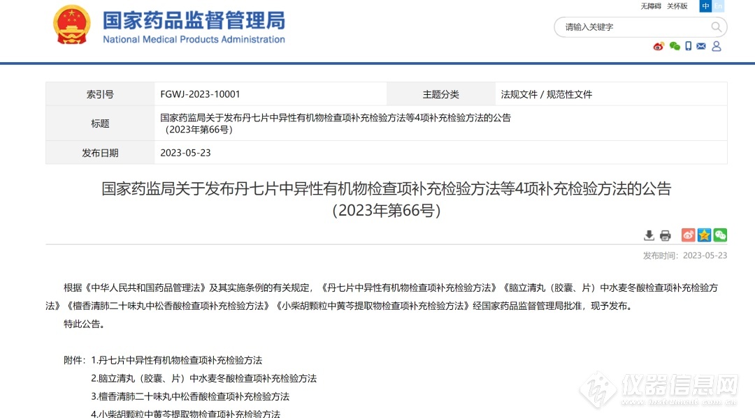 感冒常用藥——小柴胡顆粒中黃芩提取物檢查項補充檢驗方法應對方案